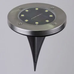 LED grondspies lamp 33414 op zonne-energie, zwart