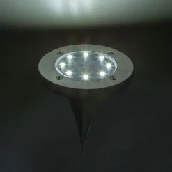 LED grondspies lamp 33414 op zonne-energie, zwart