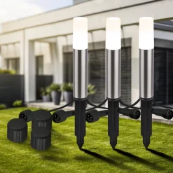 LED grondspies lamp 3926032 12V 3x-verlenging roestvrij staal Ø 4cm