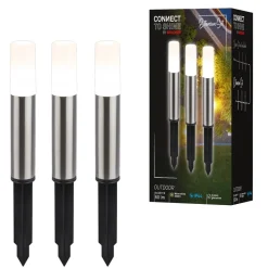 LED grondspies lamp 3926032 12V 3x-verlenging roestvrij staal Ø 4cm