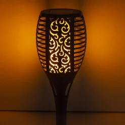 LED grondspies lamp 33077 Zaklamp, zwart, kunststof