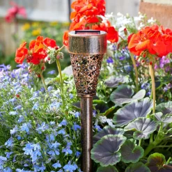 LED grondspies lamp Damasque, set van 4, IP44