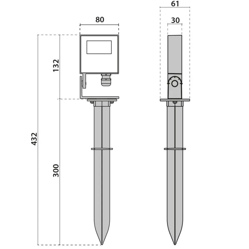 LED grondspies lamp Focus+Zero set S/EW 4.000K