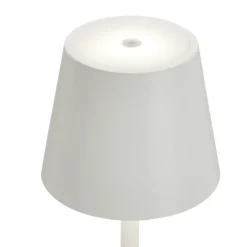 LED grondspies lamp Poldina met accu, wit