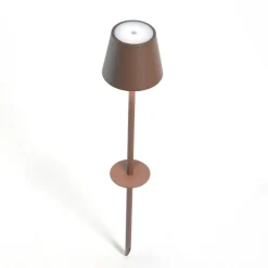 LED grondspies lamp Poldina met accu, corten