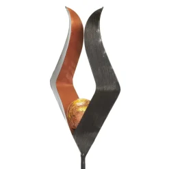 LED grondspies lamp zonne-energie 48702 glazen bol