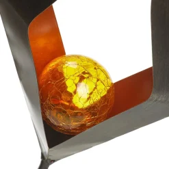 LED grondspies lamp zonne-energie 48702 glazen bol