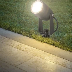 LED grondspies spot 3928035 12 V 3x verlenging zwart Ø 4 cm