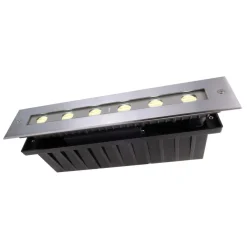 LED grondspot inbouwlamp Jeremia, 32,8cm, warmwit