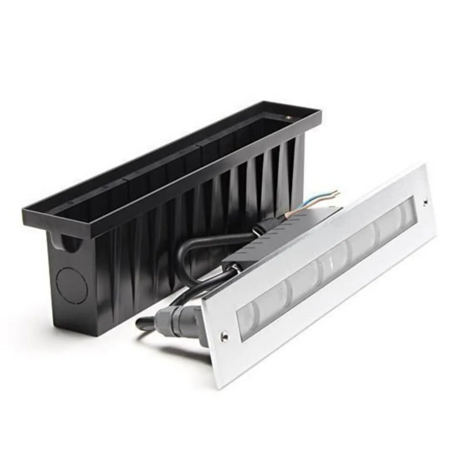 LED grondspot inbouwlamp Jeremia, 32,8cm, warmwit