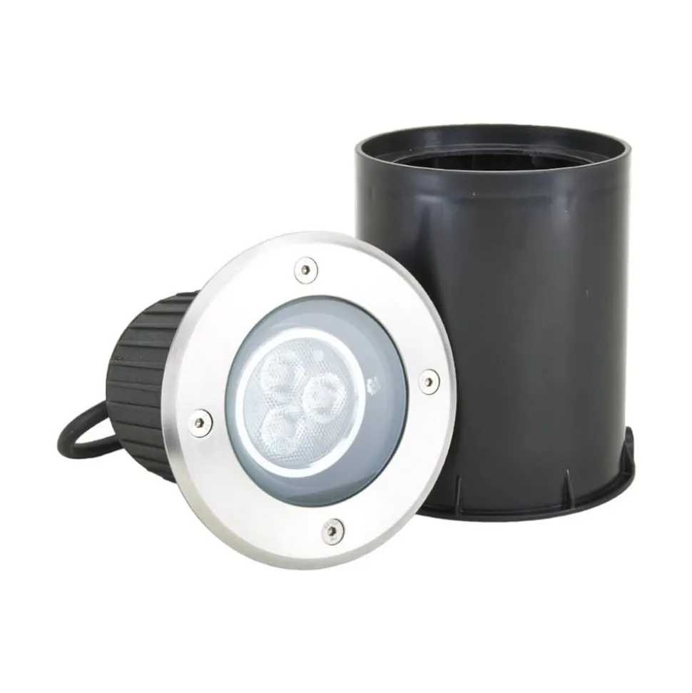 LED grondspot inbouwlamp Jos, rond, draaibaar, IP67