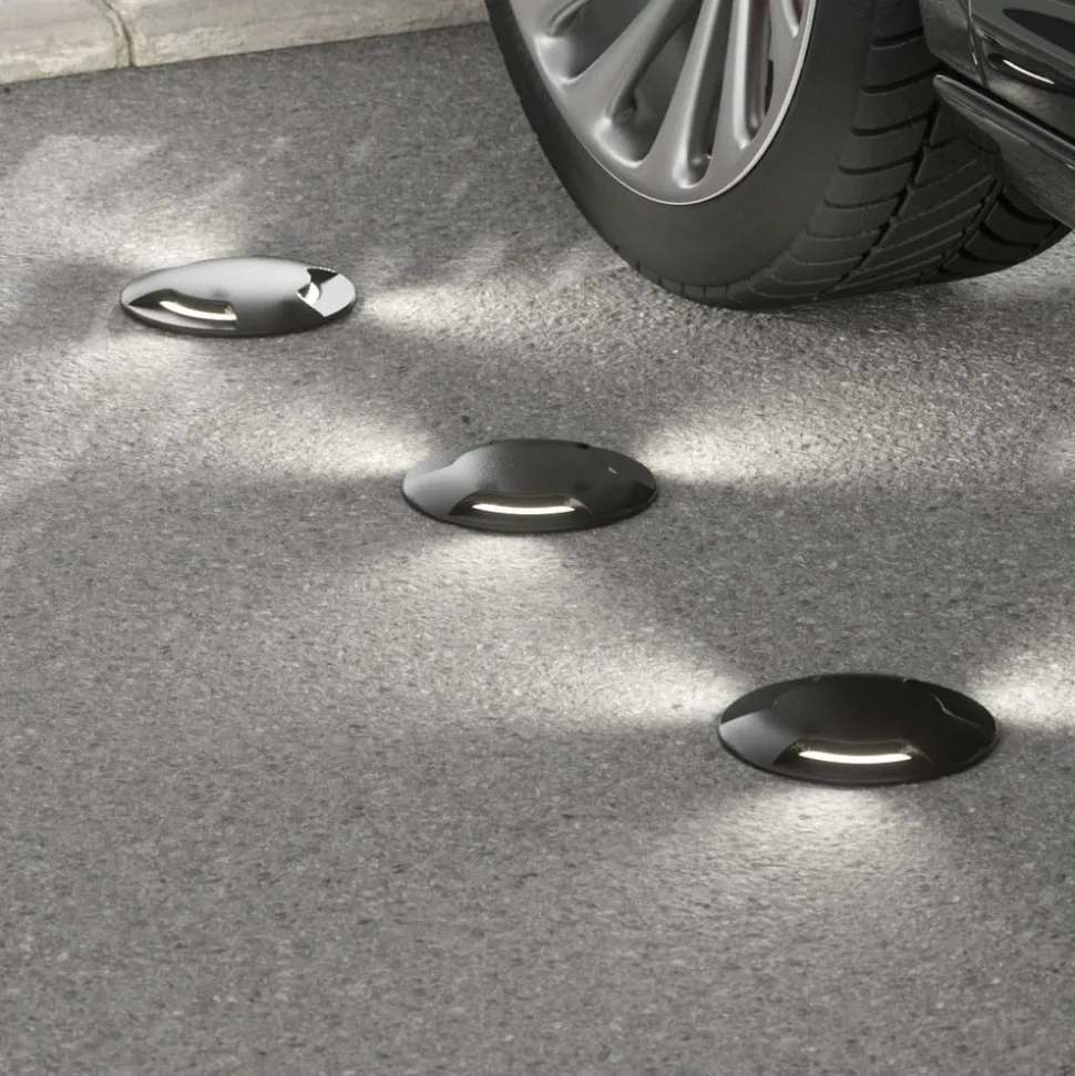 LED grondspot inbouwlamp Ceci 160-3L zwart CCT