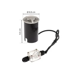 LED grondspot inbouwlamp Anina van aluminium