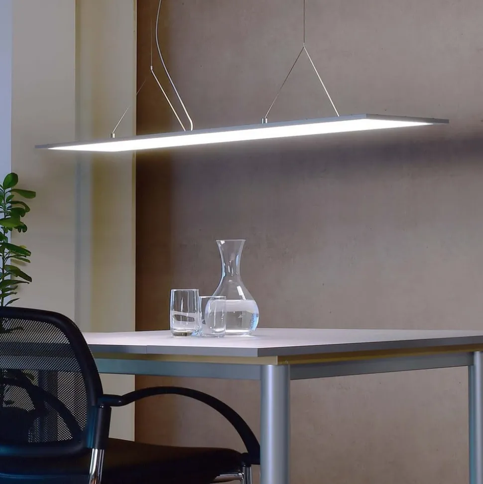 LED hanglamp 3422 hoekig, Dip-Switch, aluminium