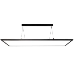 LED hanglamp 3422, hoekig, Dip-Switch, zwart