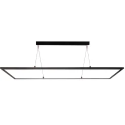 LED hanglamp 3422, hoekig, Dip-Switch, zwart