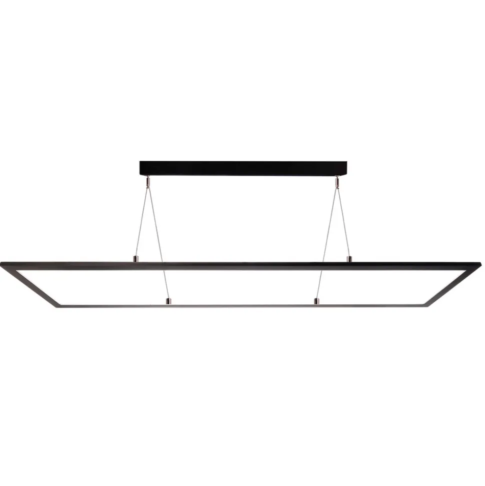 LED hanglamp 3422, hoekig, Dip-Switch, zwart