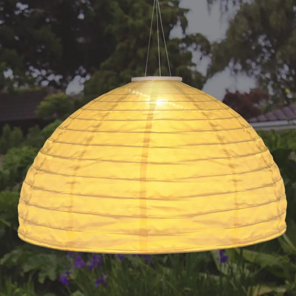 LED hanglamp 33982, wit, linnen, kunststof