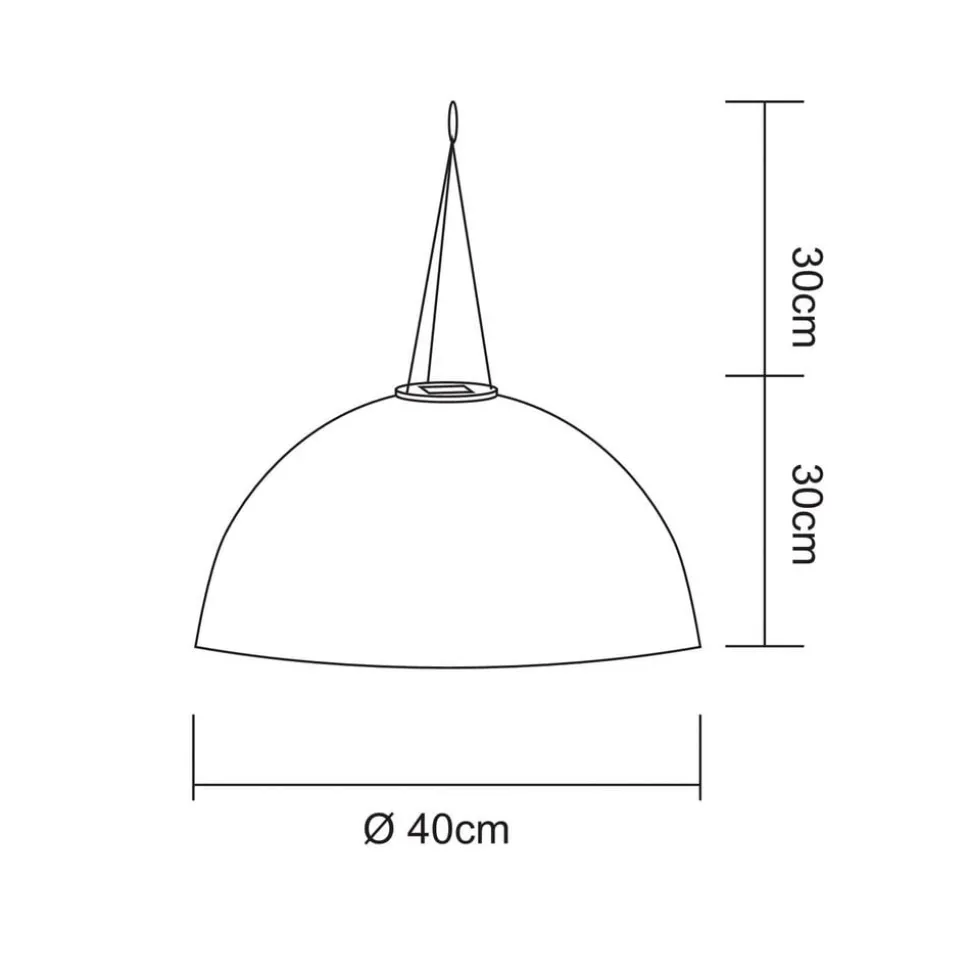LED hanglamp 33982, wit, linnen, kunststof