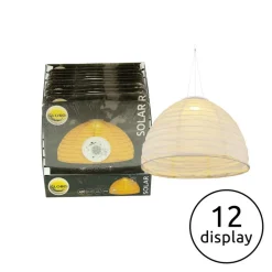 LED hanglamp 33982, wit, linnen, kunststof