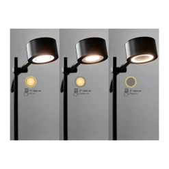 LED hanglamp Clyde, 4-lamps, recht