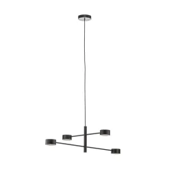 LED hanglamp Clyde, 4-lamps, tweetraps