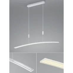 LED hanglamp Dual met afstandsbediening CCT aluminium