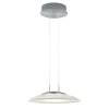 LED hanglamp Findus, mat nikkel/chroom