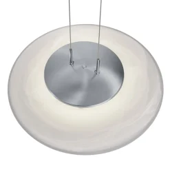 LED hanglamp Findus, mat nikkel/chroom