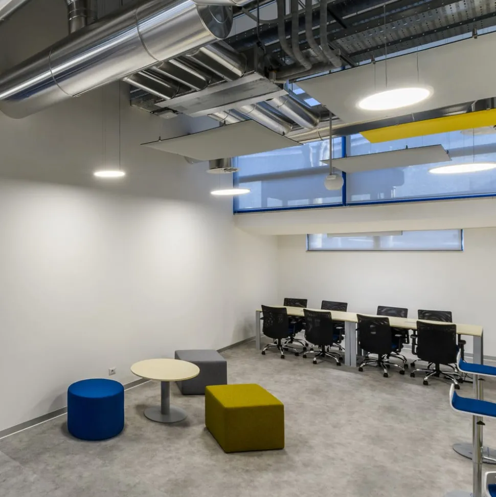 LED hanglamp FL Rond 555 PL MP aan/uit 840