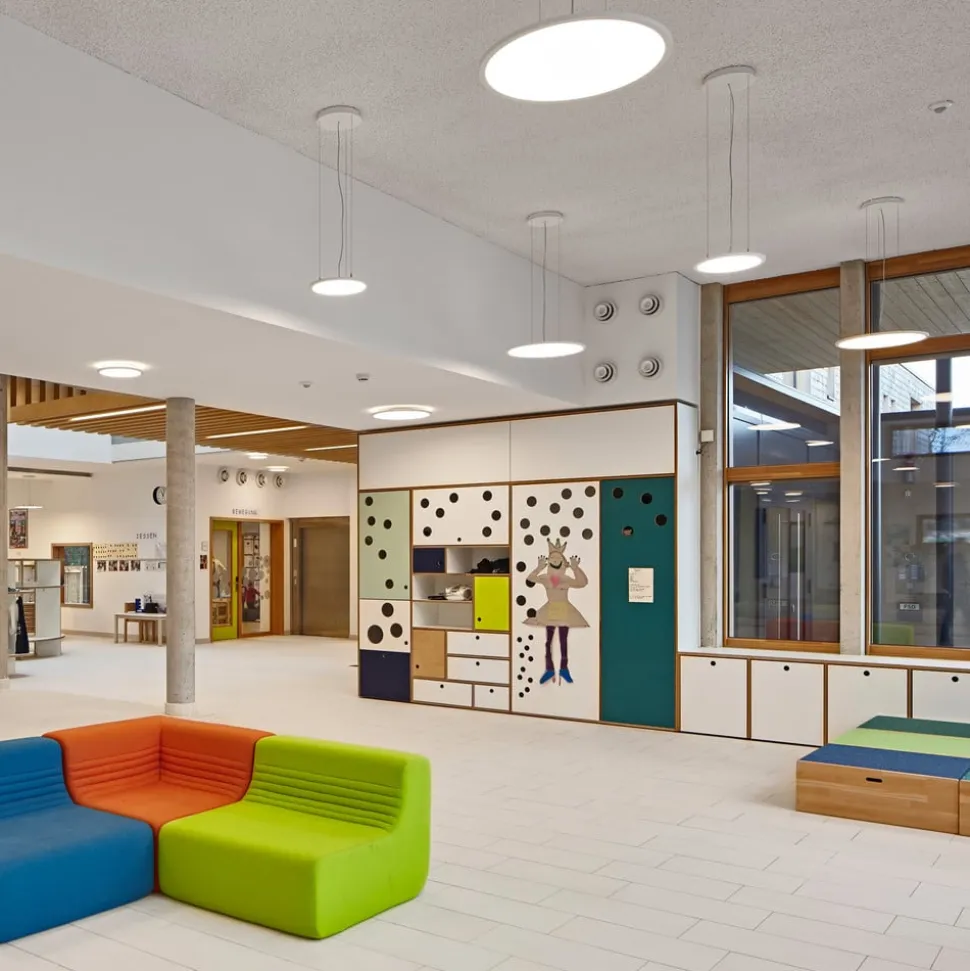 LED hanglamp FL Rond 333 PL OP DALI 830