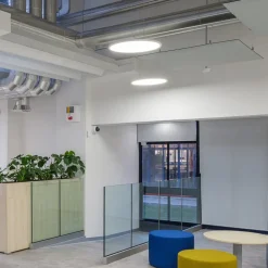 LED hanglamp FL Rond 555 PL OP aan/uit 840