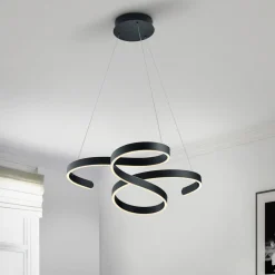 LED hanglamp Francis, antraciet