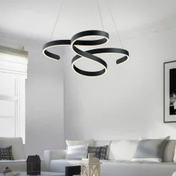 LED hanglamp Francis, antraciet