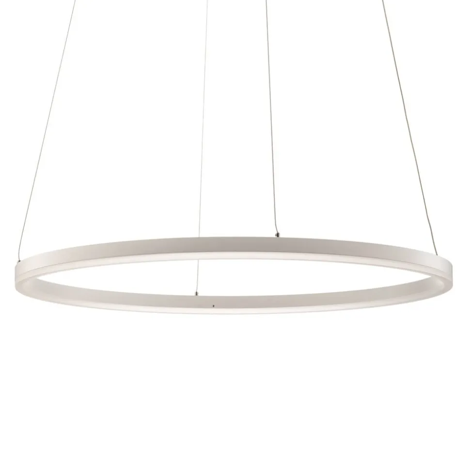 LED hanglamp Giotto, 1-lamp, wit