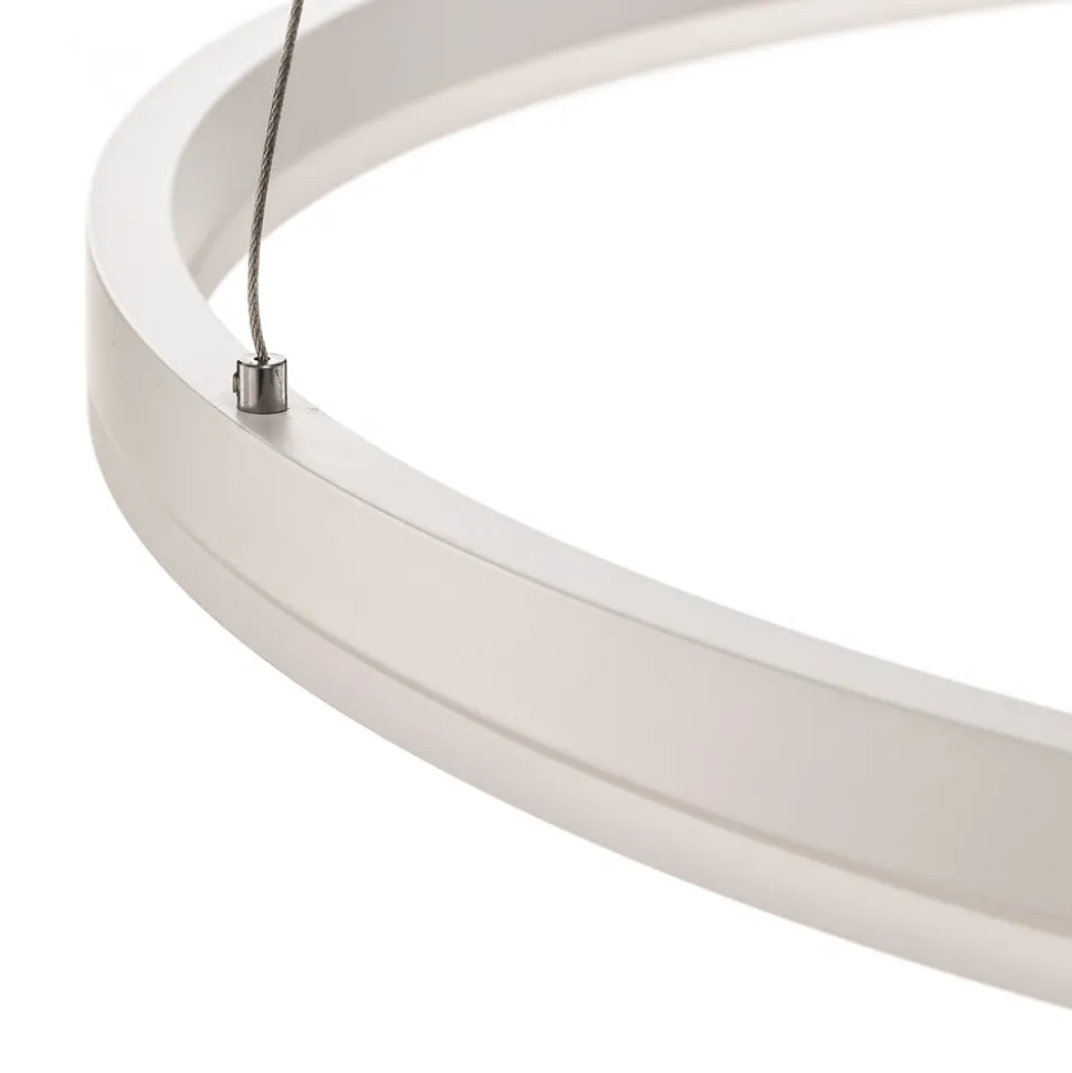 LED hanglamp Giotto, 1-lamp, wit