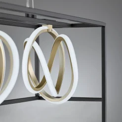 LED hanglamp Gisi, CCT, dimbaar, 4-lamps