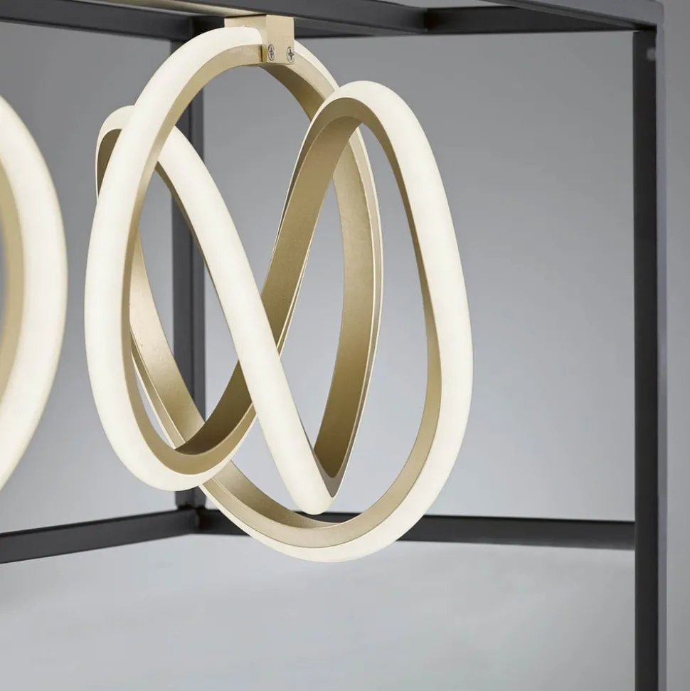 LED hanglamp Gisi, CCT, dimbaar, 4-lamps