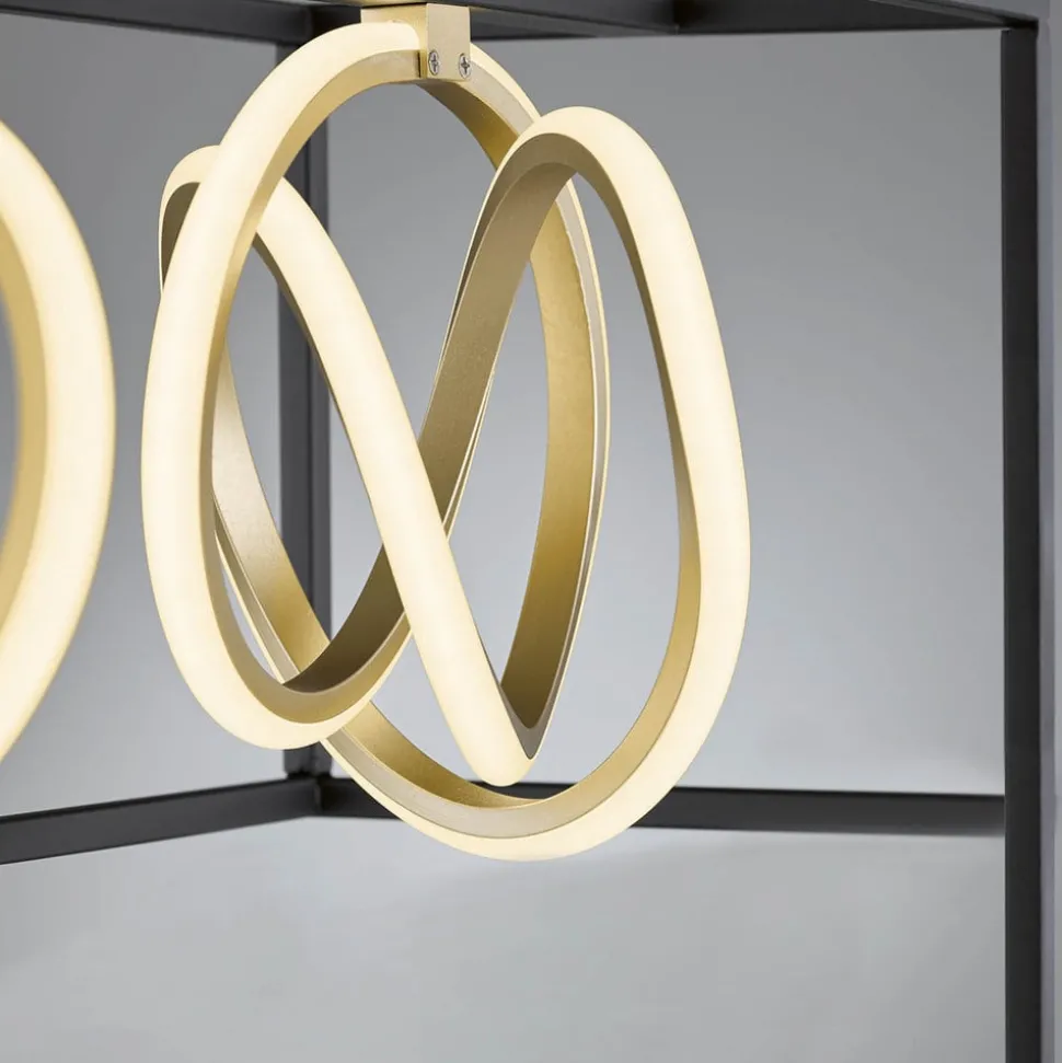 LED hanglamp Gisi, CCT, dimbaar, 4-lamps