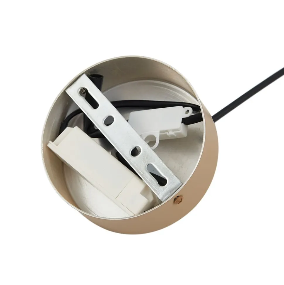 LED hanglamp Livie, beige, aluminium, Ø 50 cm