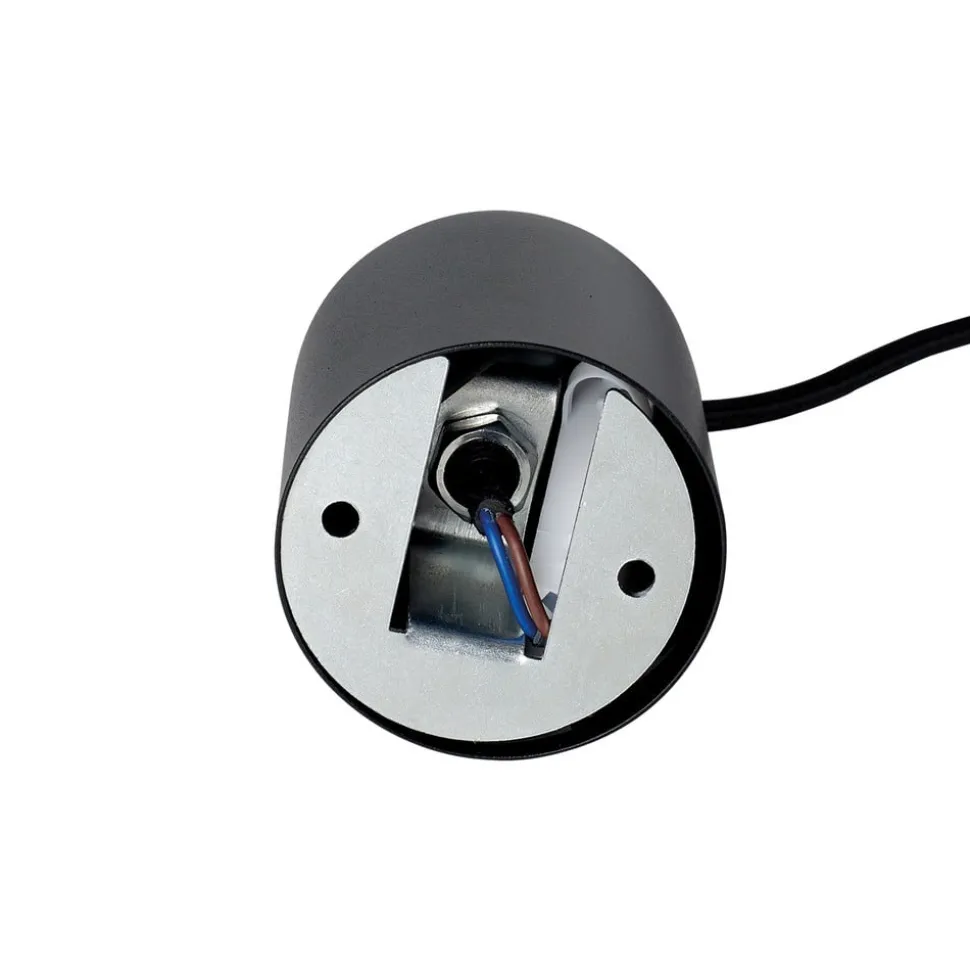 LED hanglamp look in smalle vorm, zwart