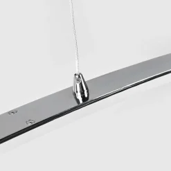 LED hanglamp Lucande Lorian, 99 cm, chroom, metaal