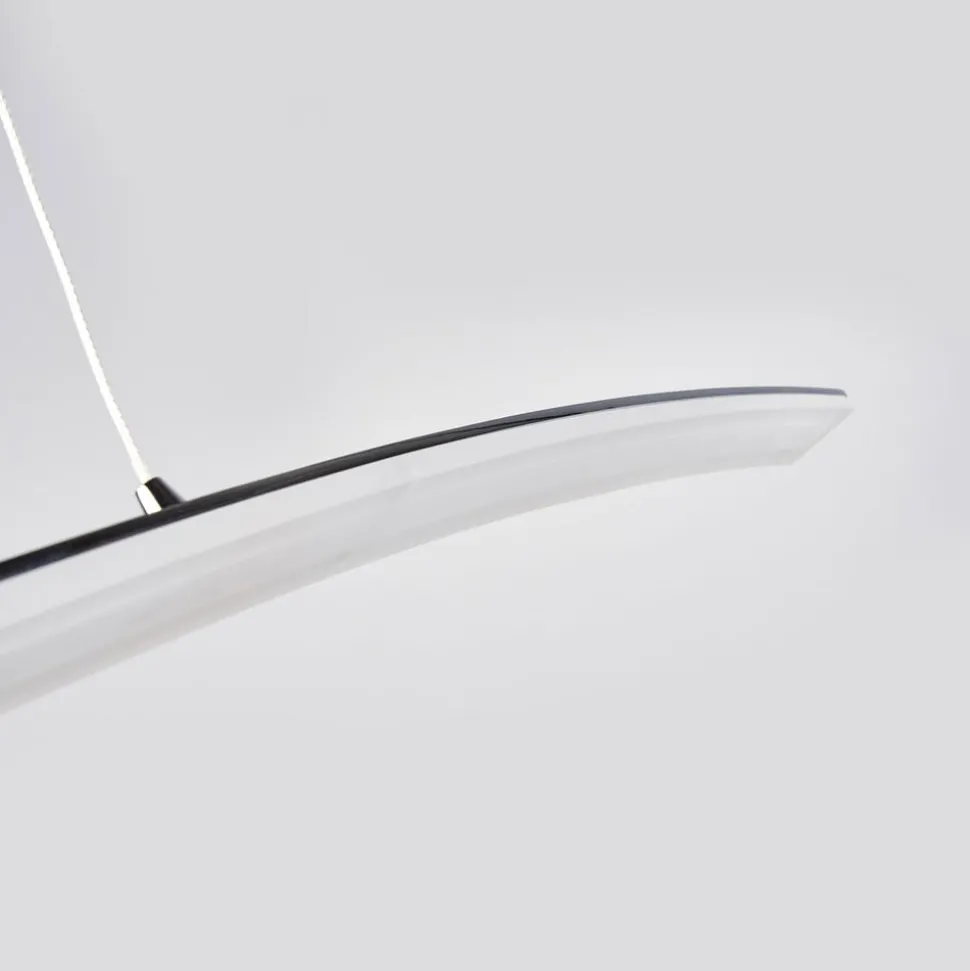 LED hanglamp Lucande Lorian, 99 cm, chroom, metaal