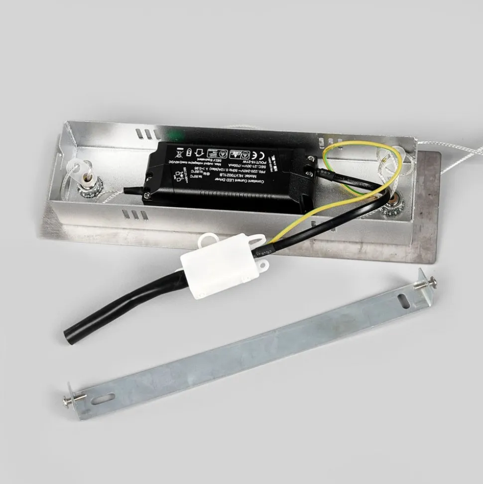 LED hanglamp Lucande Lorian, 99 cm, chroom, metaal