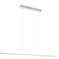 LED hanglamp Margita, lengte 148 cm, zilver