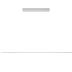 LED hanglamp Margita, lengte 148 cm, zilver