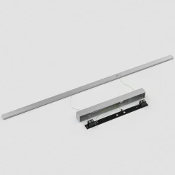 LED hanglamp Margita, lengte 148 cm, zilver