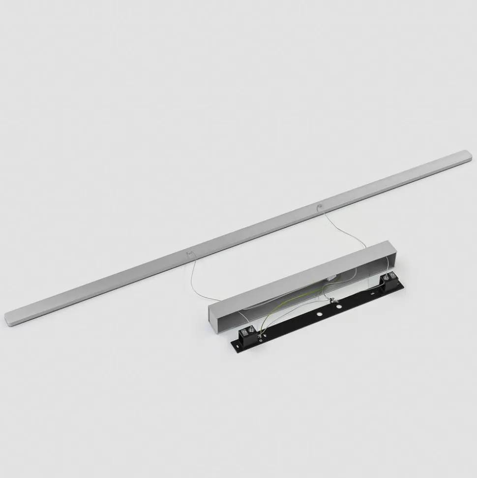 LED hanglamp Margita, lengte 148 cm, zilver
