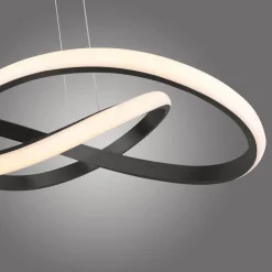 LED hanglamp Maria, dimbaar, zwart