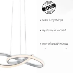 LED hanglamp Maria, dimbaar, aluminium